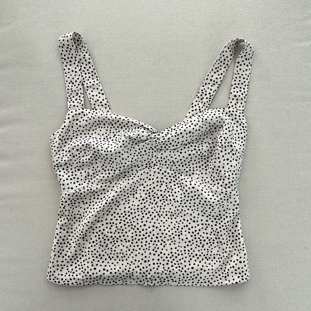 Abercrombie Twist-Front Wide Strap Cami